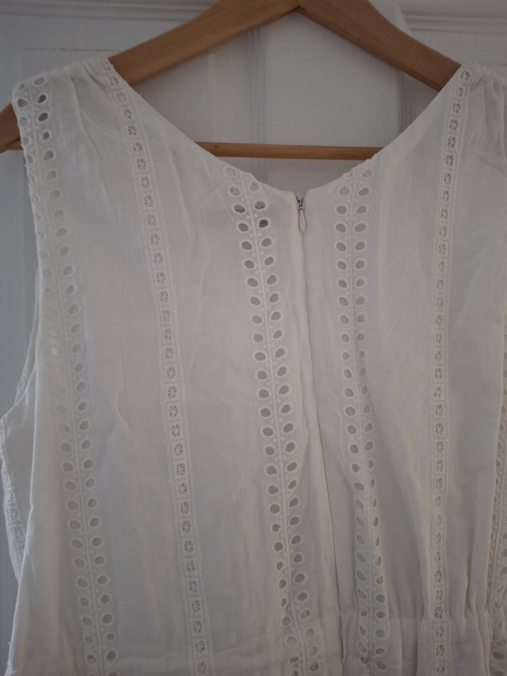 Great Plains London White Embroidery Dress Size 12 BNWT eBay