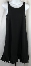NWT Old Navy sleeveless dress XS blk Drop Waist Pleated knee length preppy Cute