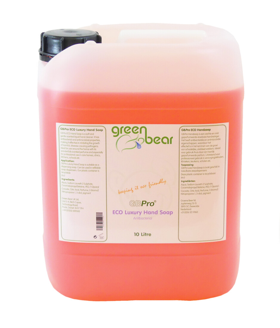GBPro Eco liquid hand Wash Soap - for sensitive skin - Kills Bacteria-10L Refill