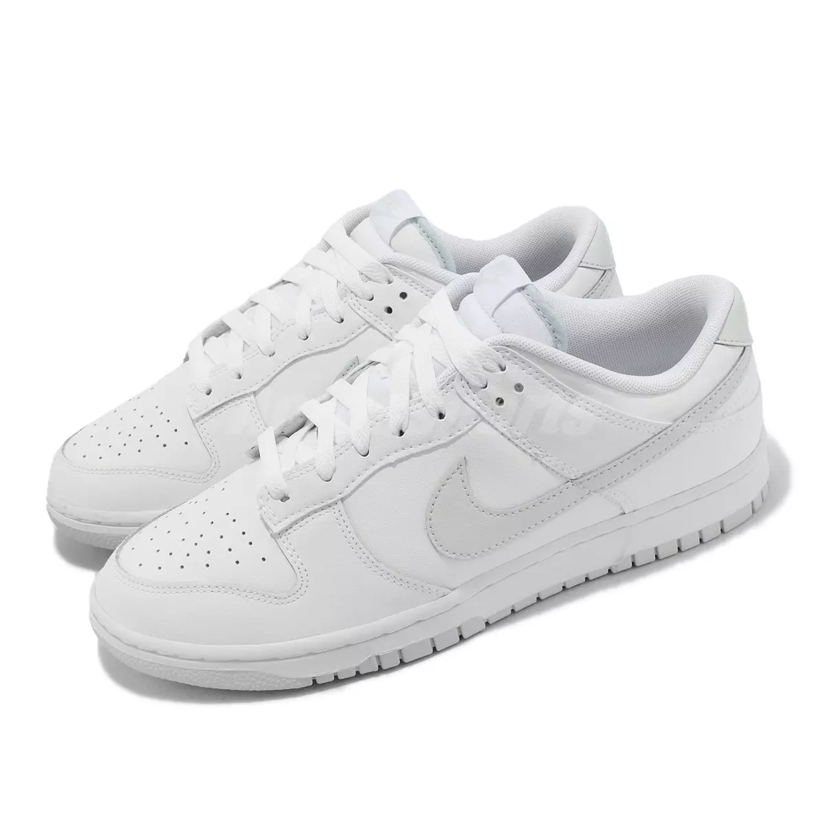 Nike Dunk Low Retro White Pure Platinum Men Casual Lifestyle Shoes