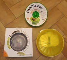 Exercise Wheel, Zorb n Orb ball, Fly n Saucer spinner.Hamster,Mice bundle/joblot