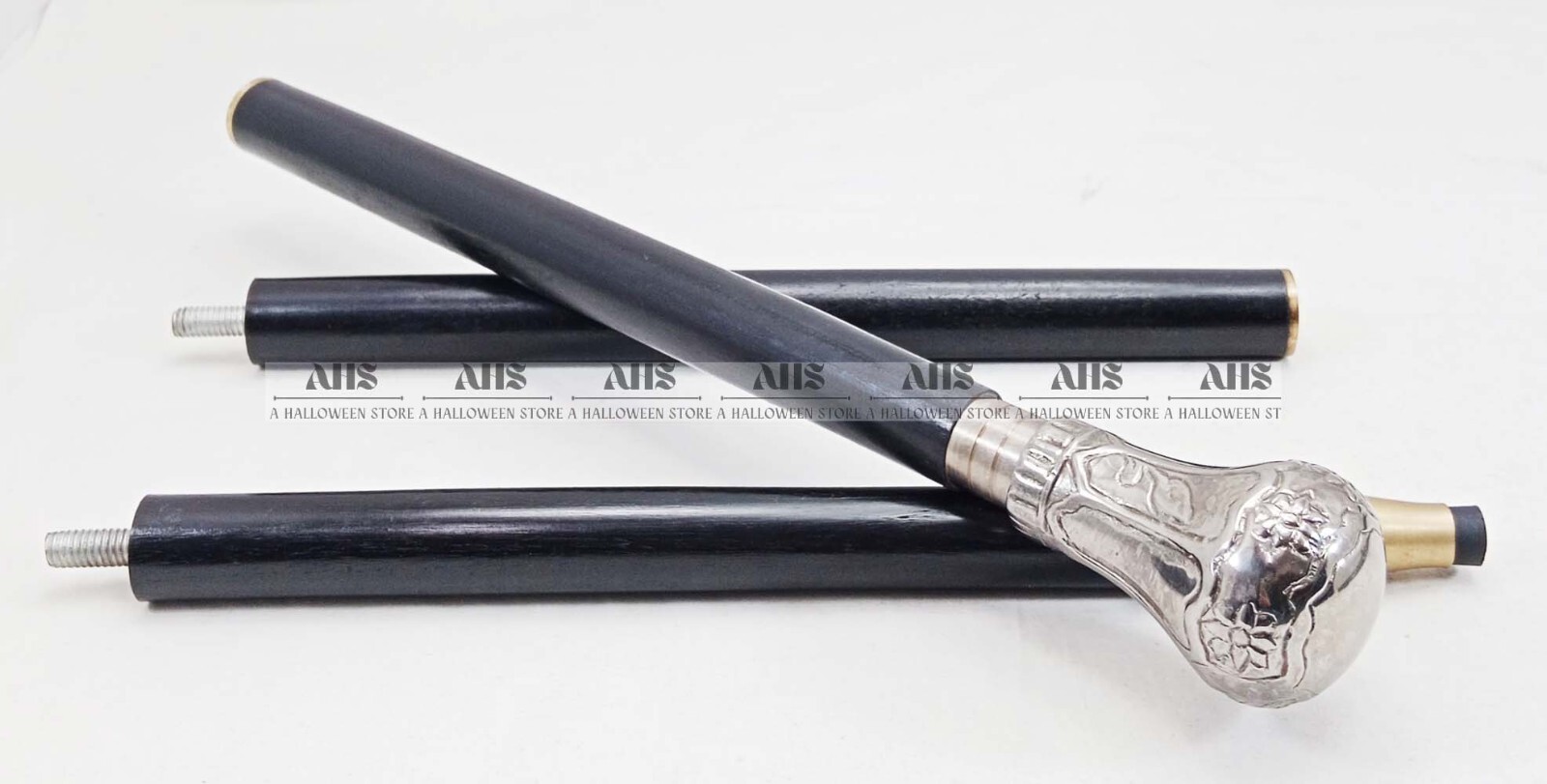 Solid Brass Knob Head Handle Designer Walking Sti… - image 8