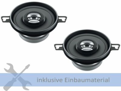 Hertz Lautsprecher DCX87.3 120W 87mm 2Weg Koax für VW Golf 2 1983-1992