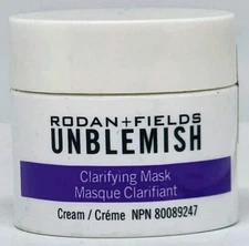 Rodan + Fields Unblemish Clarifying Mask 7ml 0.24 Fl oz Travel Size New Sealed