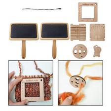 Wood Knitting Gauge Rulers Yarn Gauge Multifunctional Crochet Accessories
