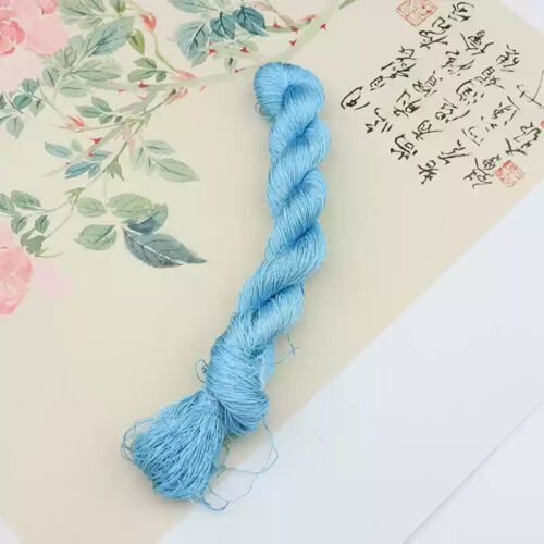16silk tight twisted water ripple mulberry silk,hand-dyed embroidery silk thread - Picture 28 of 32