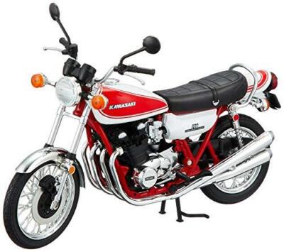 Rare Aoshima 1:12 Motorcycle Diecast Model Kawasaki 750RS