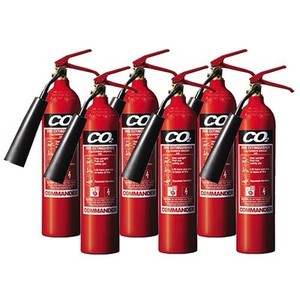 NEW-BULK-BUY-SIX-x-2KG-CO2-CARBON-DIOXIDE-FIRE-EXTINGUISHER