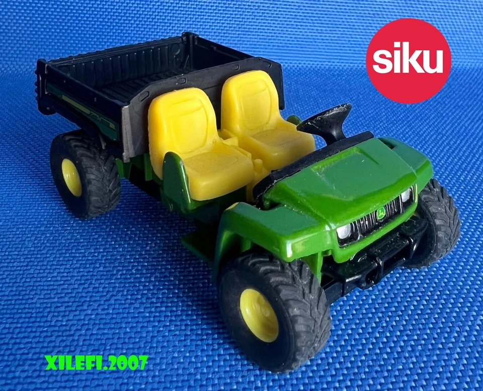 siku john deere gator 4x4 jeep 1481 trattore con pinze 1379 diecast COME DA FOTO - Immagine 4 di 4
