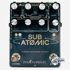Used DSM & Humboldt Sub Atomic Bass Guitar Preamp Effects Pedal ♫