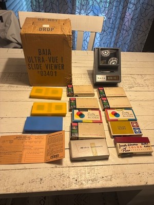 BAIA Ultra-Vue Slide Viewer W/Slides