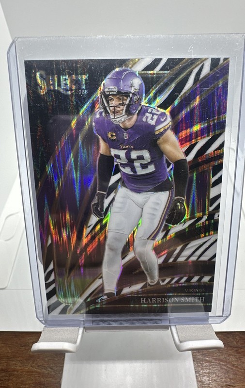 2025 Panini Select - Club Level Harrison Smith #264 Zebra Prizm