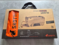 Skotti Gasgrill Edelstahl klappbar tragbar Camping/Outdoor mit Tragetasche
