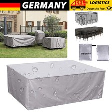 Abdeckplane Gartenmöbel Abdeckung wasserdicht winterfest Schutzhülle Gartentisch