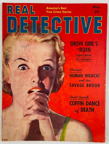 Real Detective Magazine, May 1939, Vintage True Crime Stories, Pulp - Picture 1 of 5