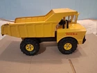 Vintage 1970s  Tonka XMB-975 Yellow - Pressed Steel Metal Dump Truck