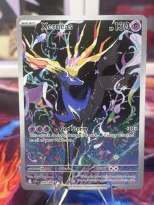 how rare is xerneas pokemon card TCG: Scarlet & Violet Azure Legends Tin Pokmon Hit Points180 HP Form Xerneas GX (Secret) - Holofoil