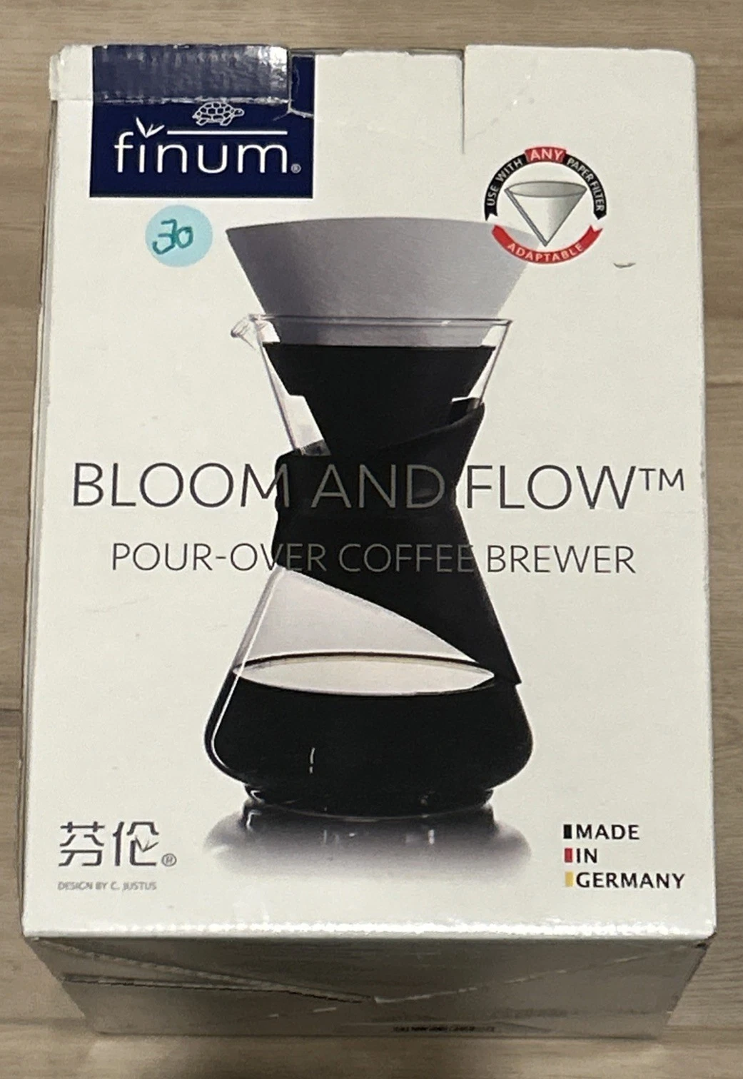 Finum Bloom and Flow™ Pour-Over Coffee Brewer – Made in Germany