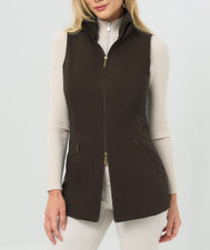 ANATOMIE DELANEY MID WEIGHT STRETCH VEST WOMENS XS S M L XL ESPRESSO TRAVEL NEW