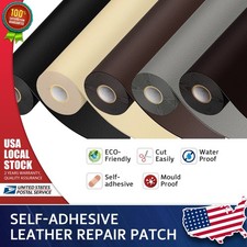 NEW Self-Adhesive Leather Repair Patch for Car Seats Couch Sofa Chair Jacket US