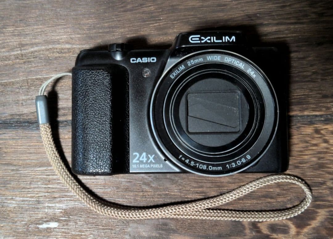 CASIO EXILIM EX-H60 Black 24x Zoom Digital Camera Compact Model | eBay