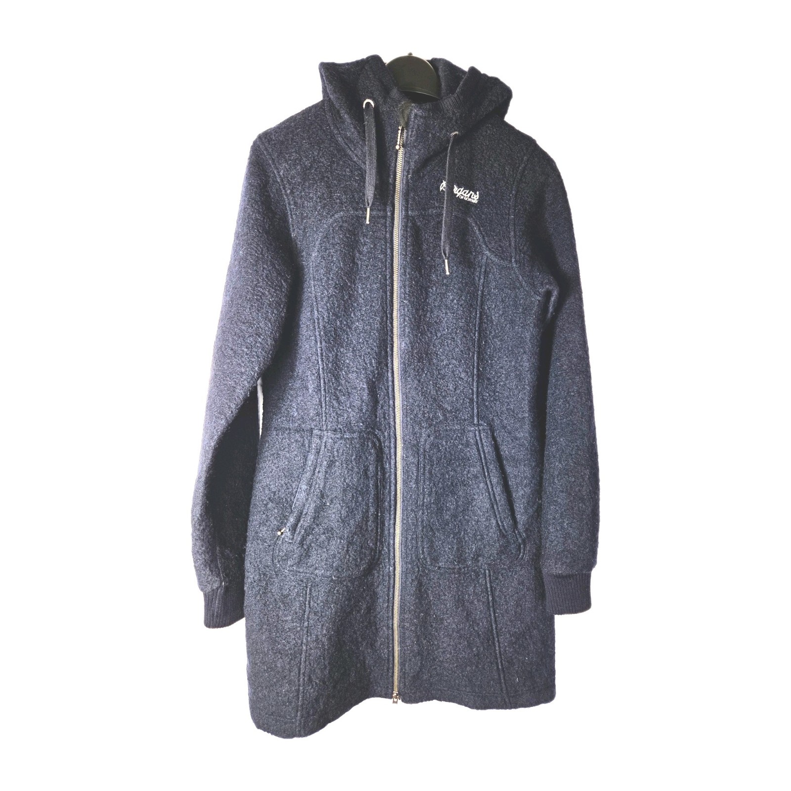 Chaqueta Abrigo con Capucha Bergans of Norway Myrull Dama Mezcla Lana