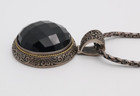 Effy BH Sterling Silver 18k Gold Black Onyx Pendant Necklace — photo 2