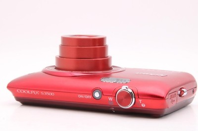 Nikon COOLPIX S3500 20.1MP Digital Camera - Red for sale online | eBay