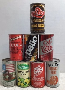 Vintage soda / pop cans Lot of 8 cans