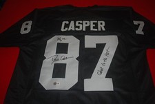 DAVE CASPER Oakland Raiders Signed Jersey Beckett COA 2W915404