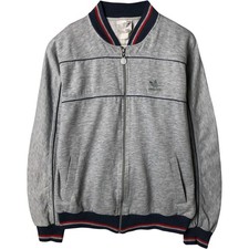 Used 1980'S Adidas Trefoil Logo Full-Zip Sweatshirt Men's Size L approx. V...