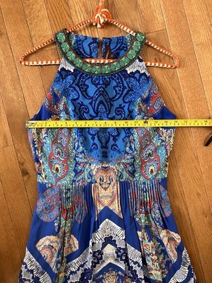 anthropologie boteh maxi dress Anthropologie | Dresses | Nwot Anthropologie Ranna Gill Boteh Maxi Dress Size 2 Embroidered Pleated Beads