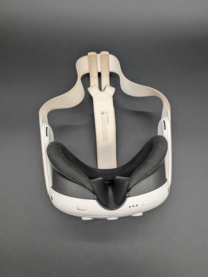Meta Oculus Quest 3 128GB VR Replacement Headset ONLY w/ Strap - Tested - Image 3 of 4