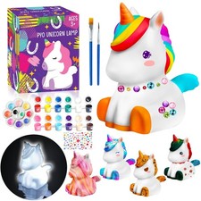 Paint Your Own Unicorn Lamp Kit Arts And Crafts For Kids DIY Activity Decor