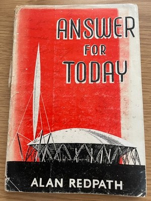 Antwort für heute - Alan Redpath - 1951 - Christliche Literatur Kreuzzug Taschenbuch