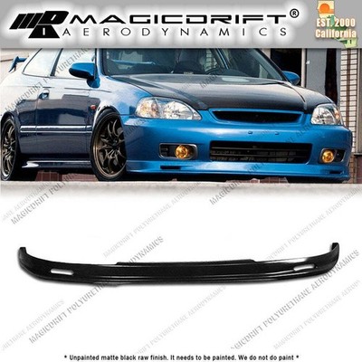 For 99-00 Honda Civic 2DR EK Coupe MU MUGN JDM Front Bumper Chin Lip Urethane