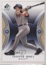 2007 SP Authentic Chipper Jones #1 HOF 02v3
