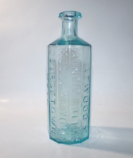 Pontil 12 Sided ATWOOD'S JAUNDICE BITTERS GEORGETOWN MASS.