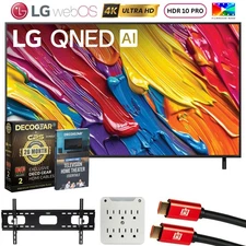 LG 43" QNED AI 4K QNED82A Smart TV (2025) w/ Extended Protection Plan