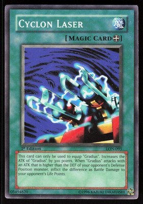 Cyclon Laser LON-095 Labyrinth of Nightmare (Worldwide English) Yu-Gi-Oh LP