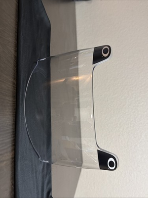 #ad Oakley Legacy Football Visor Adult Clear Visor Clips Included Brand New $50.00