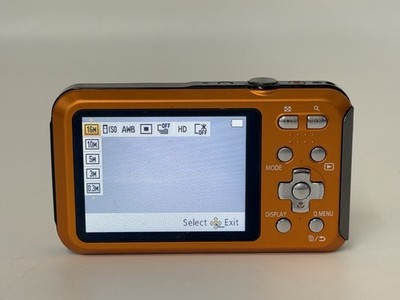 Panasonic Lumix DMC-TS20 Orange 16.1MP Waterproof Digital Camera