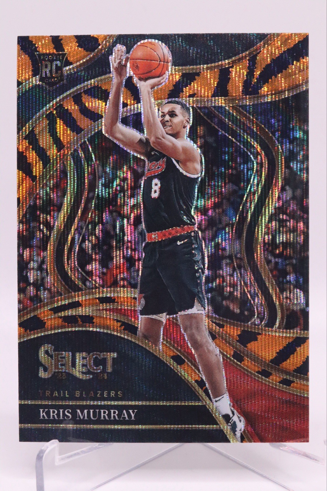 2023-24 Panini Select - Courtside Kris Murray #277 Tiger Stripes Prizm (RC)