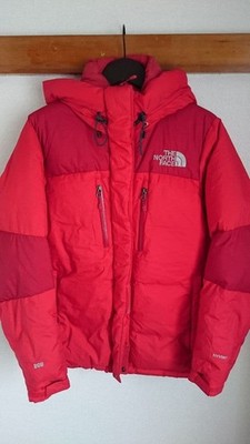 THE NORTH FACE 800FP Down Jacket Hoodie 95 Red Women Width 20.47'' Length 28.74''