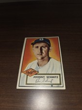 1952 Topps Johnny Schmitz #136 Ex-Ex+ Baseball Set Break Free Combined S+H