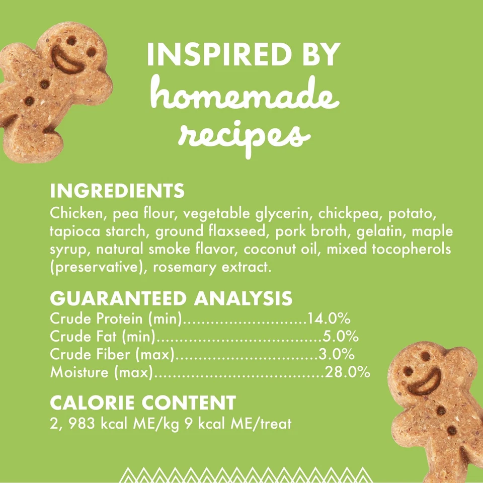 Galletas Buddy sin granos suaves y masticables golosinas saludables para perros con pollo asado - Foto 3 de 4