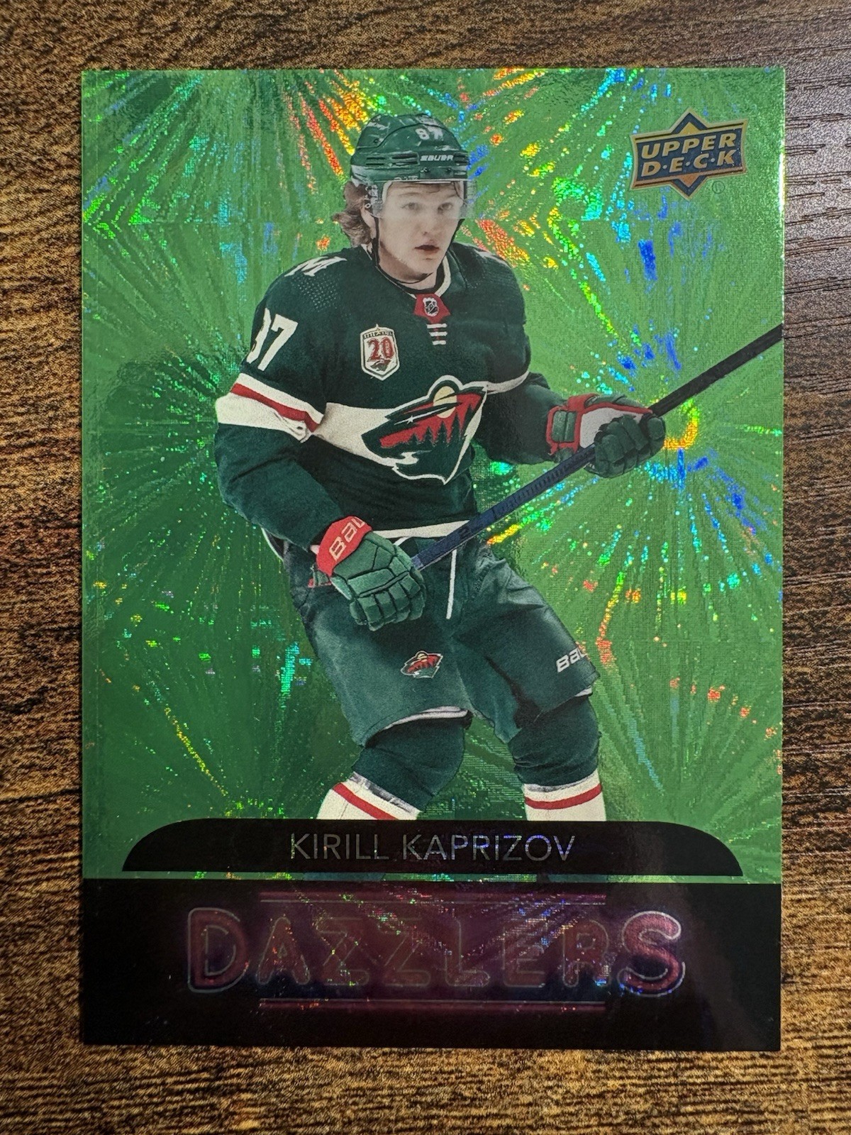 Upper Deck 2020-21 Extended Series Kirill Kaprizov Dazzlers Green DZ-122 Wild