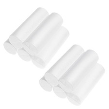 10 Pcs Polystyrene Foam Tubes White Cylinders for Crafting Floral Wreath Bases