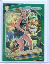 2025 Panini Prizm WNBA MADDY WESTBELD RC ROOKIE #138 GREEN PRIZM SKY