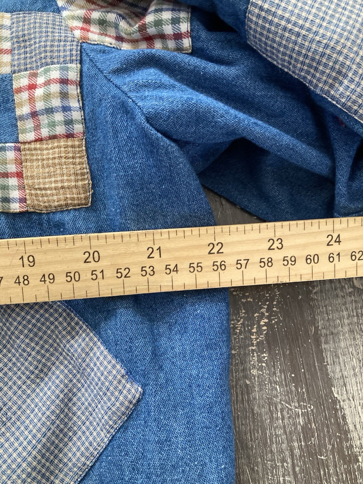 Women’s Vintage Patchwork Jacket Large Cottagecor… - image 5